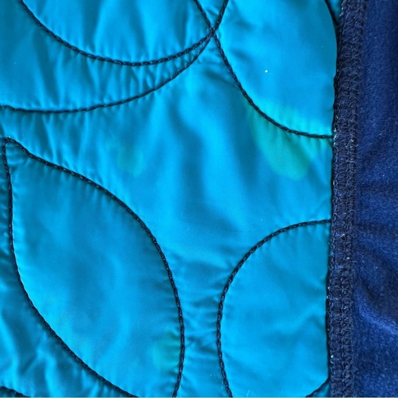 Kerrits Ride Lite Quilted Jacket Full Zip Nordic Blue Small Equestrian Riding - Picture 10 of 13